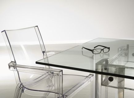 Alborch Hermanos escritorio de vidrio